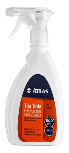 Tira Tinta Atlas 500ml - Removedor De Tinta Acrílica 