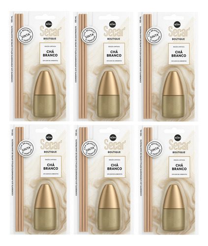Difusor De Aromas Secar Sensações 6un X 100ml - Aromatizador