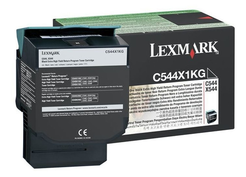 Tóner negro Lexmark C544x1kg 14318