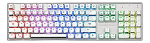 Teclado Gaming Mecánico Led Retroiluminado, 104 Teclas