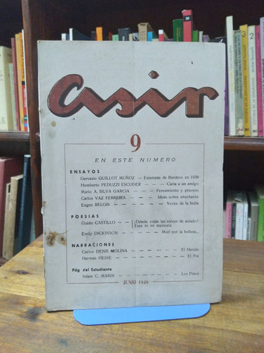 Asir. Revista Literaria Nº 9 (uruguay)