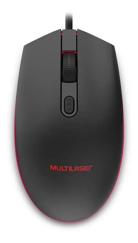 Mouse Gamer 2400dpi Led Multilaser Mo298 Negro