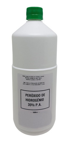 Peróxido Hidrogênio 35% - Embalagem De 1 Litro