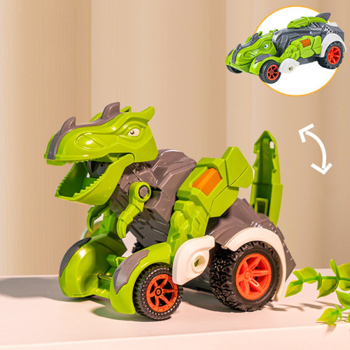 Brinquedo De Deformação Inercial N Player Dinosaur Car Model