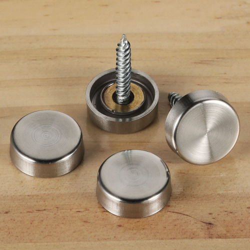 12 Tapas De Tornillo Para Espejo De Publicidad De Letreros