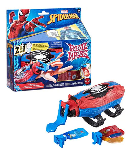 Hasbro Spiderman New Web Blaster Innov Real Webs