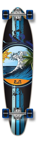 Yocaher Beach Series Complete Kicktail Skateboards Longboard