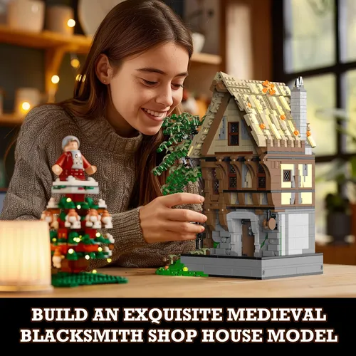 Set De Construcción Tienda De Herrero Medieval 30122