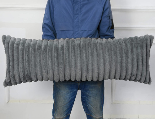 Fundas De Almohada Panod De Pelo Sintético Extra Largo