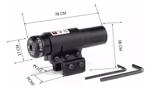 Mira Laser Punto Rojo Rifle Pcp Laser Rifle Riel 11/20mm