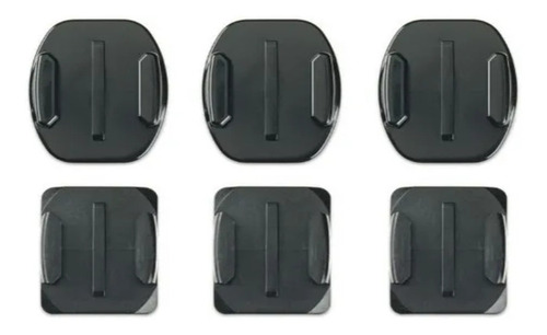 Bases Adhesivos 3m Gopro Curvas Planas Moto Bici X6