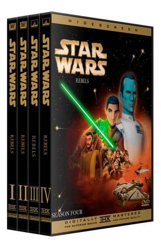 Star Wars Rebels Serie Completa Dvd Latino/ingles