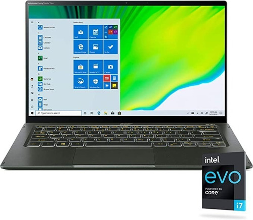 Laptop Acer Swift 5 Intel Evo Thin & Light, 14 Fullhd Touch Color Negro
