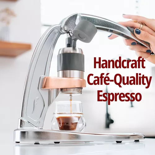 Cafetera Espresso Manual Flair Pro 2 , Con Manometro, Cromo