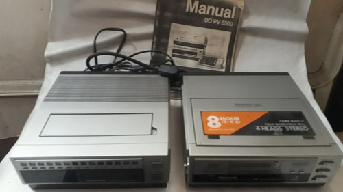Panasonic Omnivision Vhs Pv-6000 + Pv-a500 + Acessórios