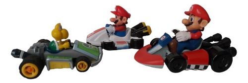 Mario Bros Kart Y Yoshi Pull Speed Lote 3 (Usado)