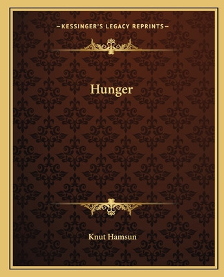 Libro Hunger - Hamsun, Knut