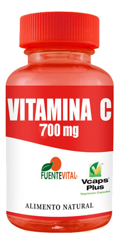 2 Meses Vitamina C 700 Mg 60 Caps Aumenta Defensas Protejase