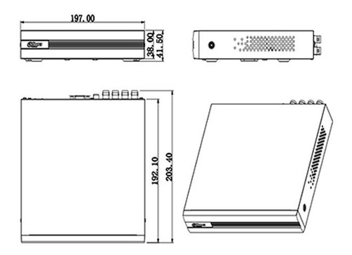 Imagen 3 de 5 de Kit Dvr Dahua Wizsense 8ch 8camaras 4ch Con Ia Smd Plus