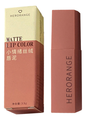 Brillo De Labios C Lip Mud Velvet Matte De Larga Duración, M