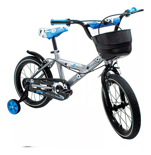 Bicicleta Infantil Rodado 16 Con Rueditas Baby Shopping