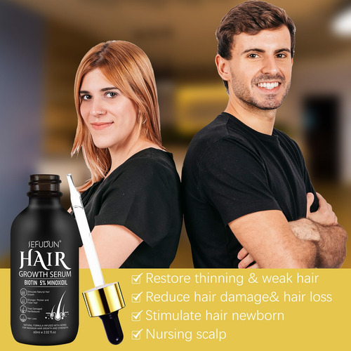 Sérum Para El Crecimiento Del Cabello Flasture Con 5% De Min