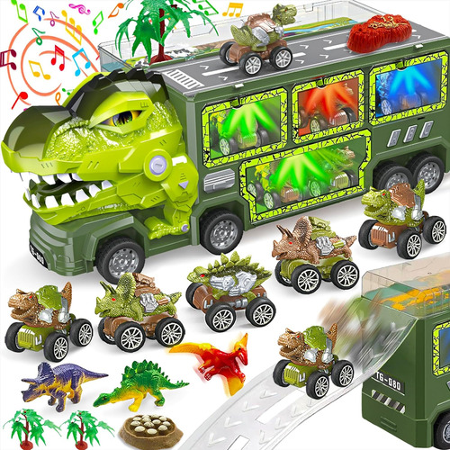 Camión De Dinosaurio 15 En 1 Para Niños 1355-1a Vesiholo