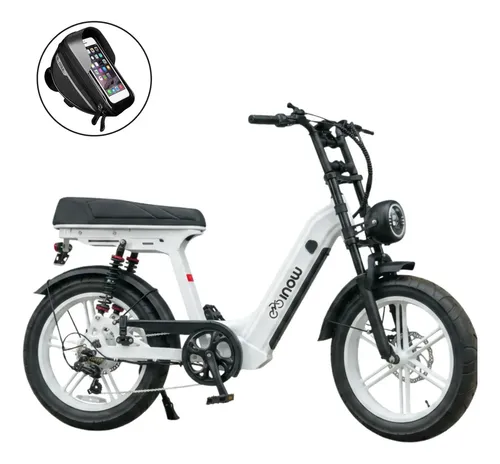 Bicicleta Eletrica X25 Inow Bike Autopropelido Branca 50km Branco 20
