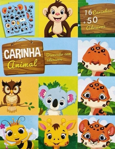 Livro Diversão Com Adesivos - Carinha Animal - Pé Da Letra [00]