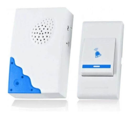 Imagen 2 de 3 de Timbre Inalambrico A Pilas Con Sonido Intercambiables