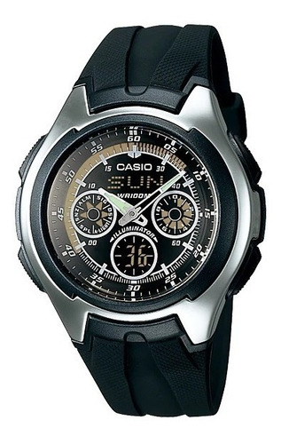 Relógio Masculino Casio Aq-163w-1b1vdf Original