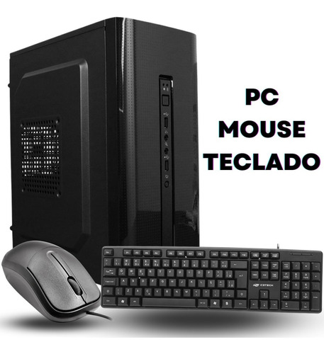 Kit Pc Completo Cpu Intel I3 4gb Ram Ssd 120gb Mouse Teclado