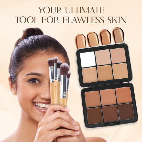 Paleta De Maquillaje Profesional Para Contornos De Corrector
