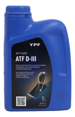 Aceite Ypf Atf Dexron Iii Chevrolet Onix Plus 20/24