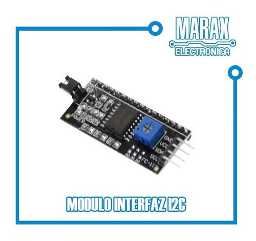 Interfaz I2c Para Display Lcd 20x4 2004 16x2 1604 Arduino