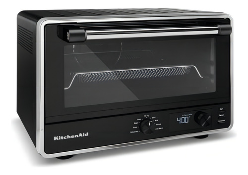 Forno de mesa elétrico KitchenAid KCO124 21L preto fosco 127V
