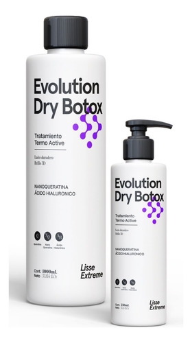 Combo Evolution Dry Botox + Alisado Biotina Liss (f4)