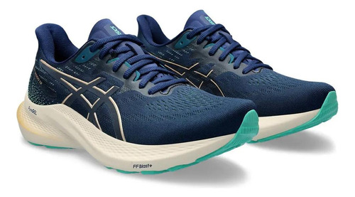 Tenis Asics Gt 2000 12 Corrida Azul E Verde