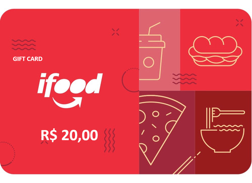 Gift Card Digital Ifood 20