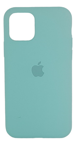 Estuche Protector Silicone Case Para iPhone 11 Pro Aguamarin