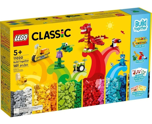 Lego Classic 11020 Construye En Compañía 1601 Piezas