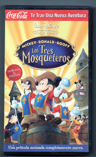 Los Tres Mosqueteros - Mickey - Donald - Goofy - Vhs 