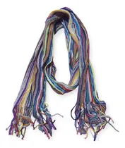 Comprar Chalina De Lana Tejida Colorida Para Adultos Unisex