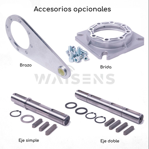 Motorreductor Trifásico 3hp Caja 75 1:15 100rpm 156,7n.m
