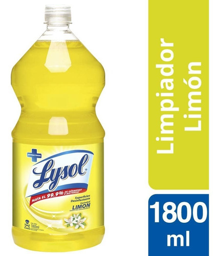 Lysol Limpia Piso Limon 1800ml 