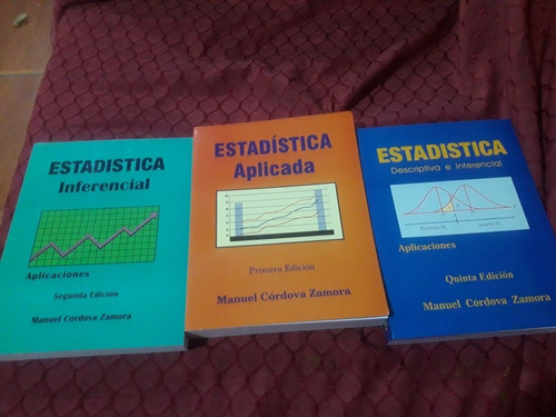 Libro Estadística Descriptiva,inferencial, Aplicada 3 Libros