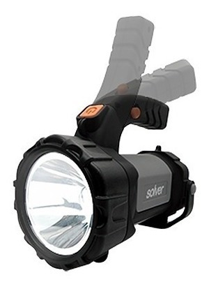 Lanterna Holofote Led Cree Dupla Recarregável Solver Slp-401