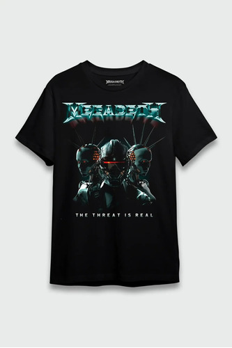 Camiseta Megadeth The Threats Is Tam. Gg Oficial Consulado