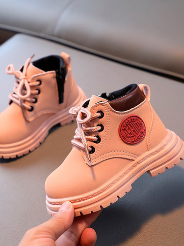 Botas Casuales Comodas Impermiables Tipo Combate Para Niños