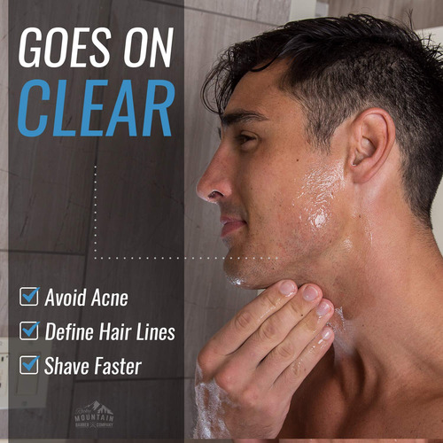 Gel De Afeitar Para Hombre Gel De Afeitar Transparente Para